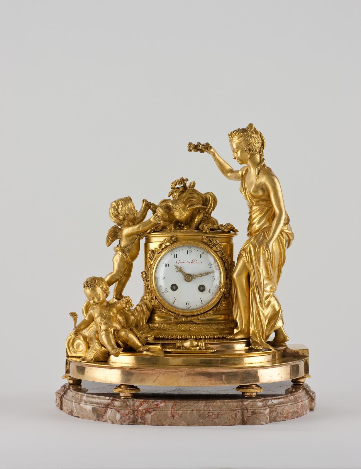 Pendule "Ménade et putti"