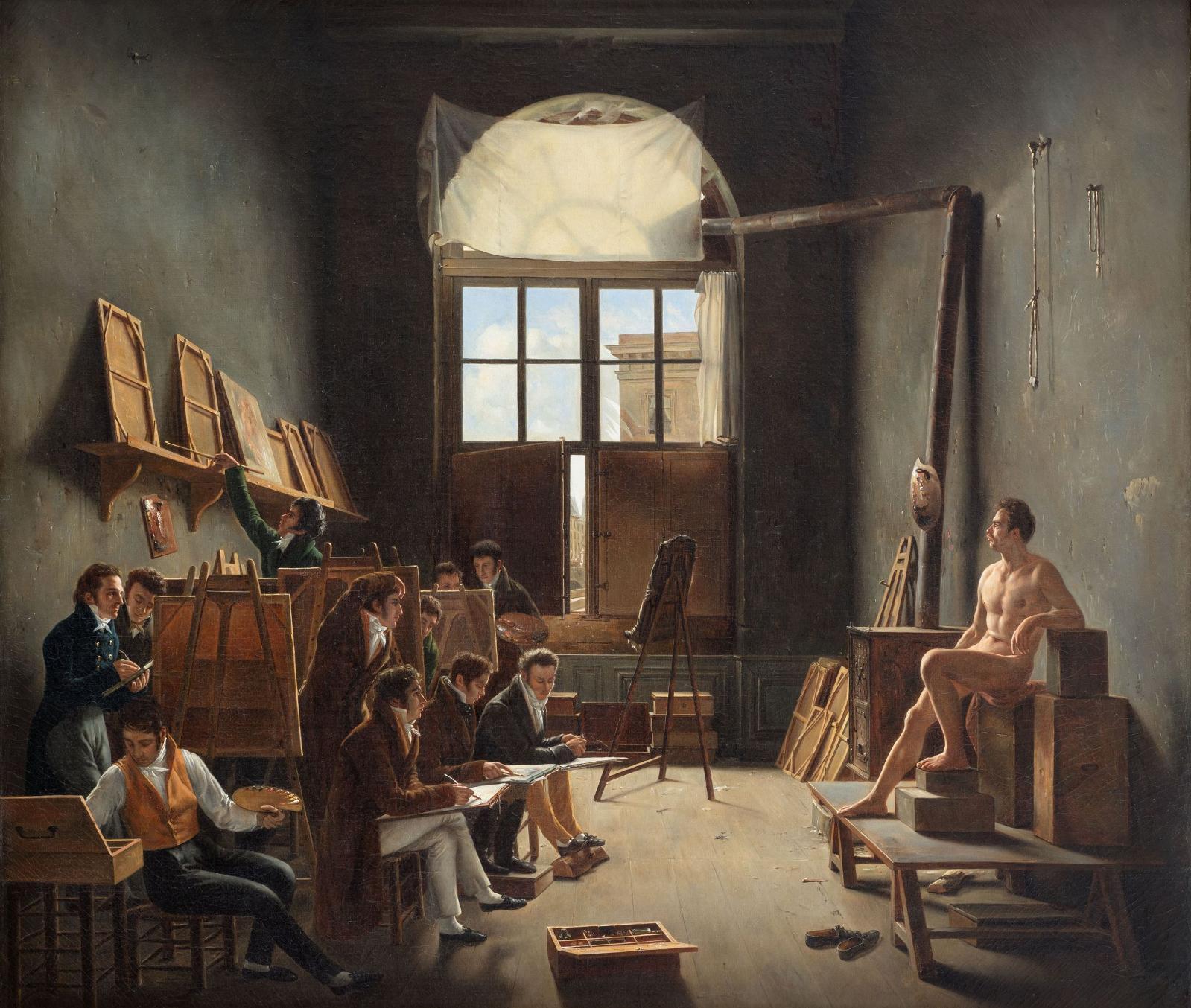 L'atelier des élèves de David