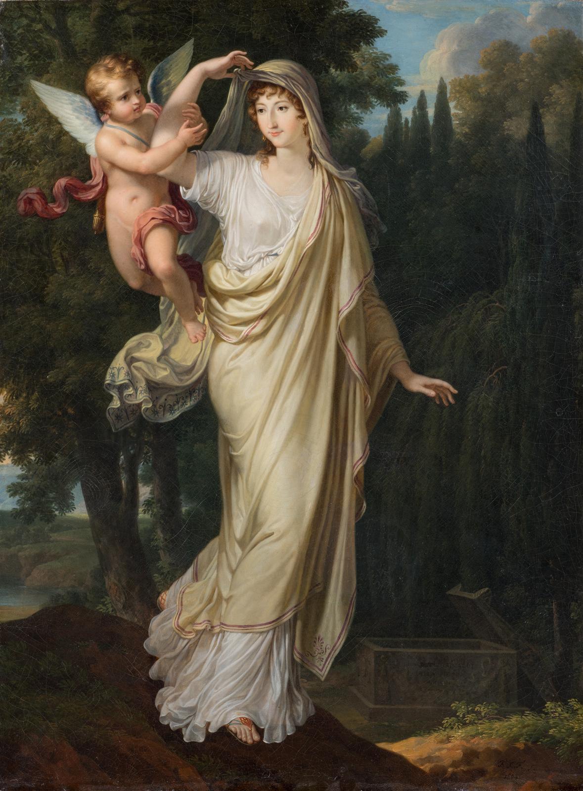 Portrait posthume de la marquise Fanny Grimaldi, née de Buckenwald (1781 - 1804)