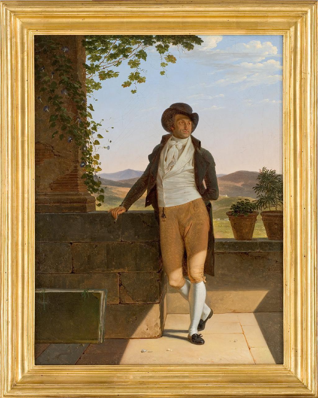 Portrait du peintre Guillaume Joseph Coclers Van Wyck (1760-?)