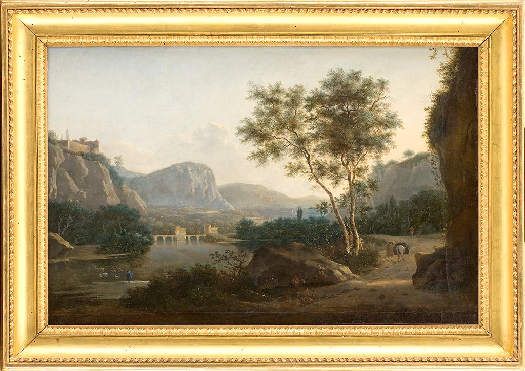 Paysage au pont