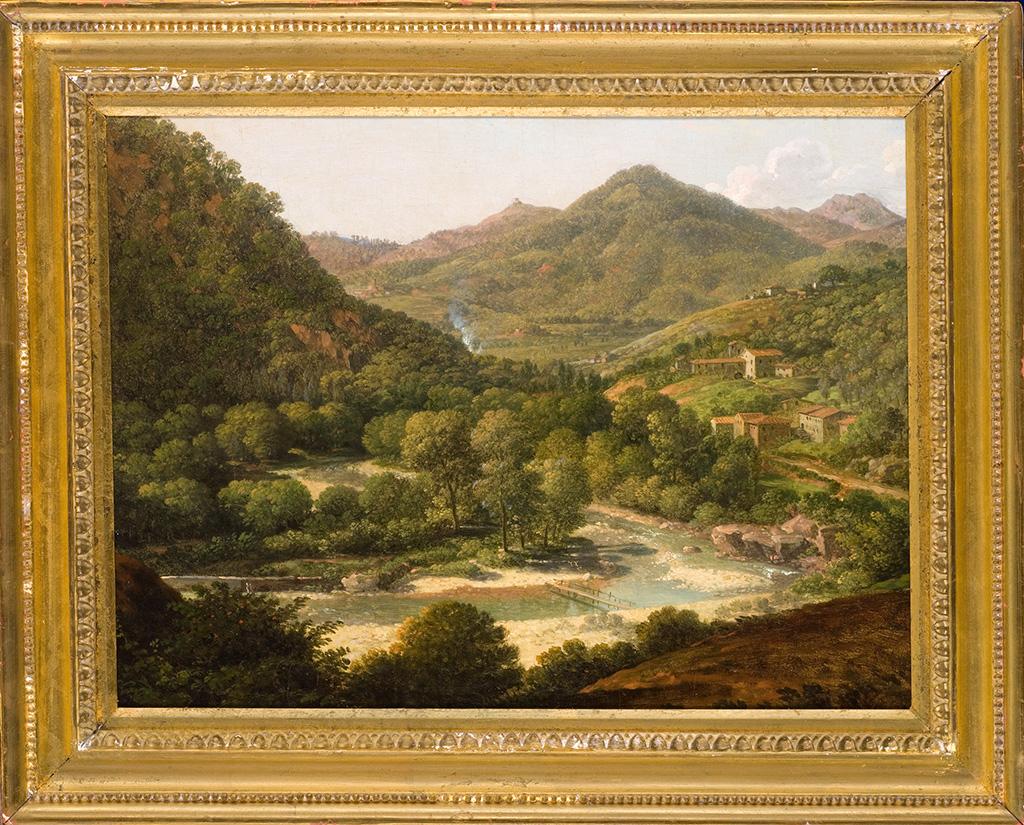 Paysage des bains de Lucques, étude