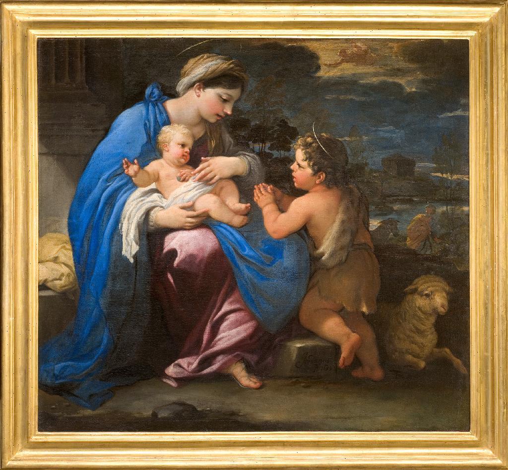 La Sainte Famille avec le petit saint Jean Baptiste