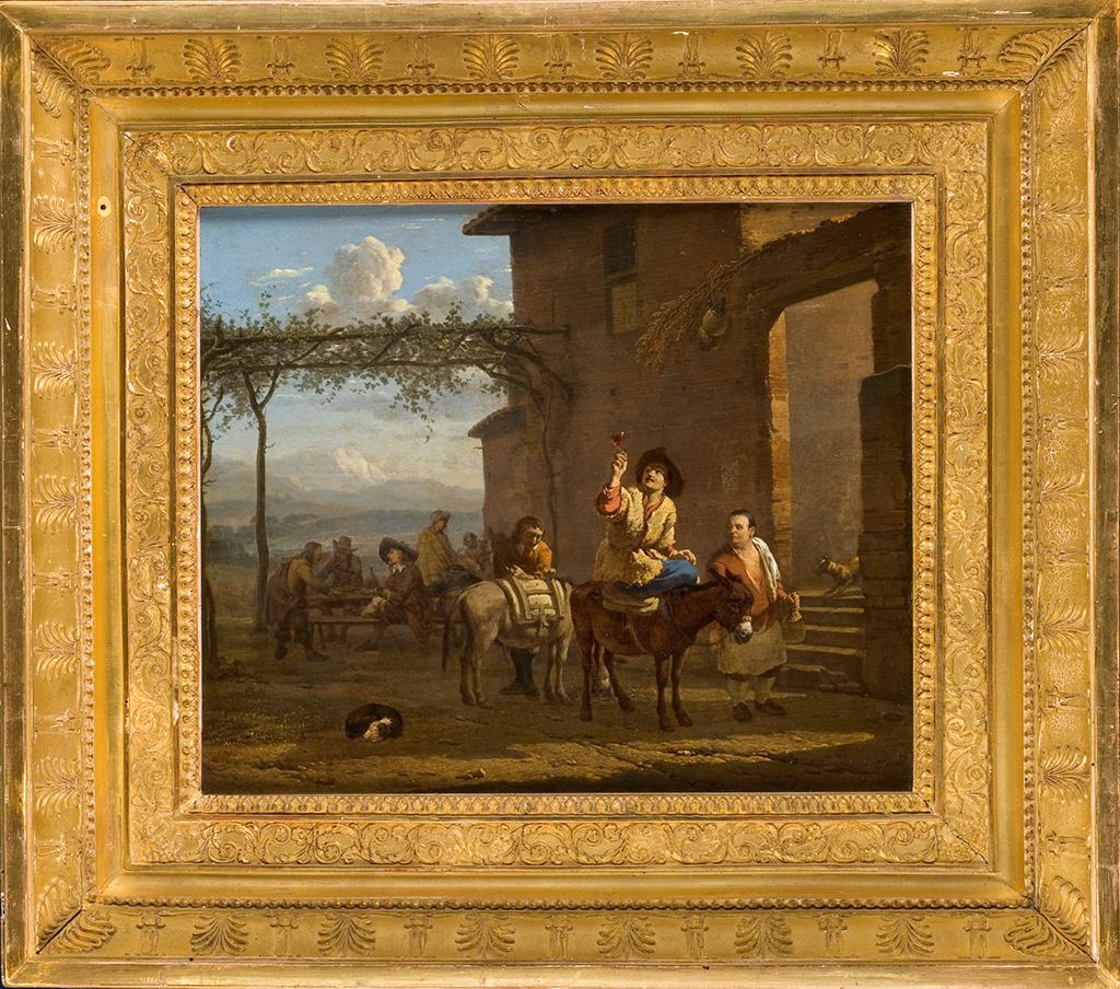 Deux muletiers à l'auberge