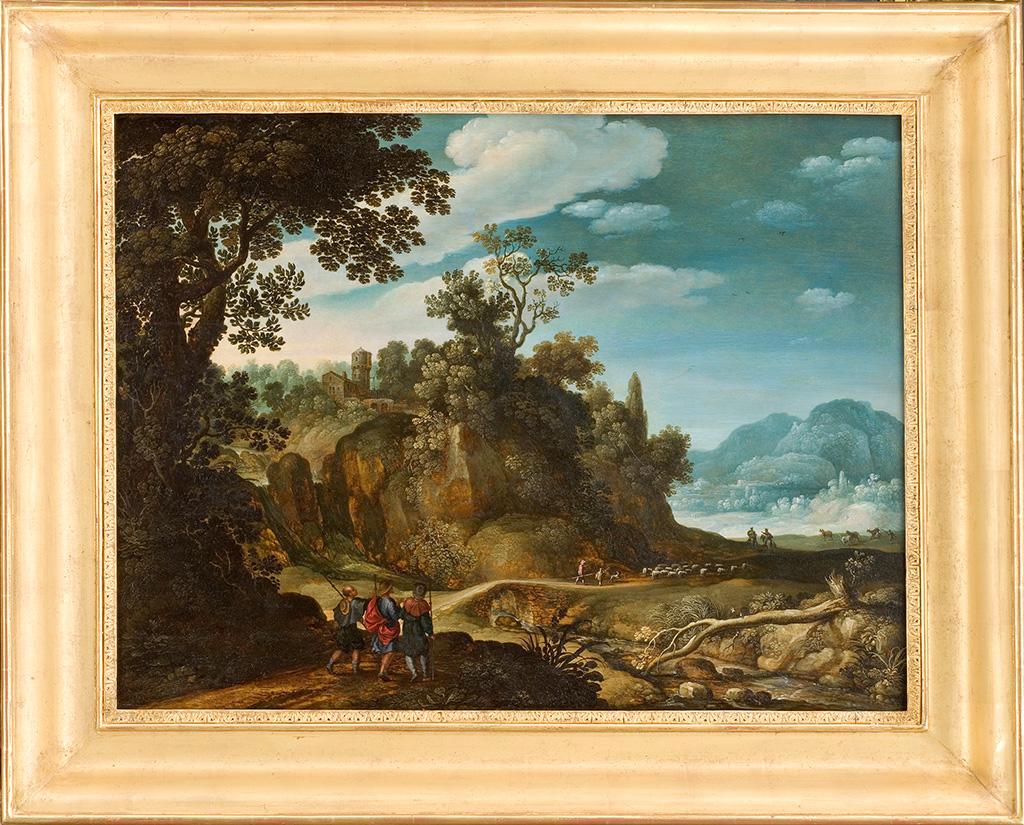 Paysage aux pèlerins d'Emmaüs