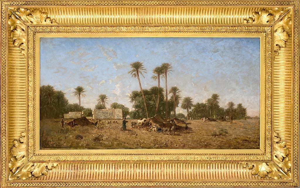 Tentes de la smalah de Si-Hamed-Bel-Hadj, Sahara