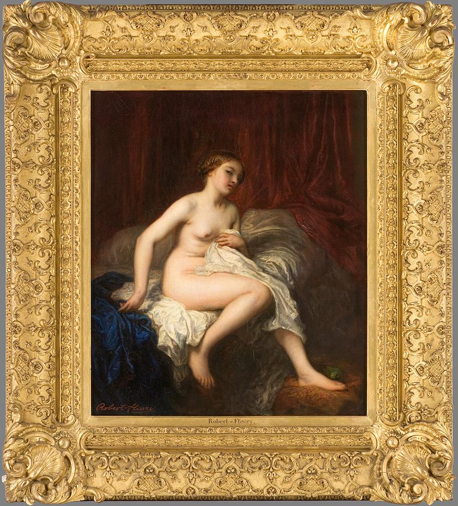 Jeune femme à sa toilette