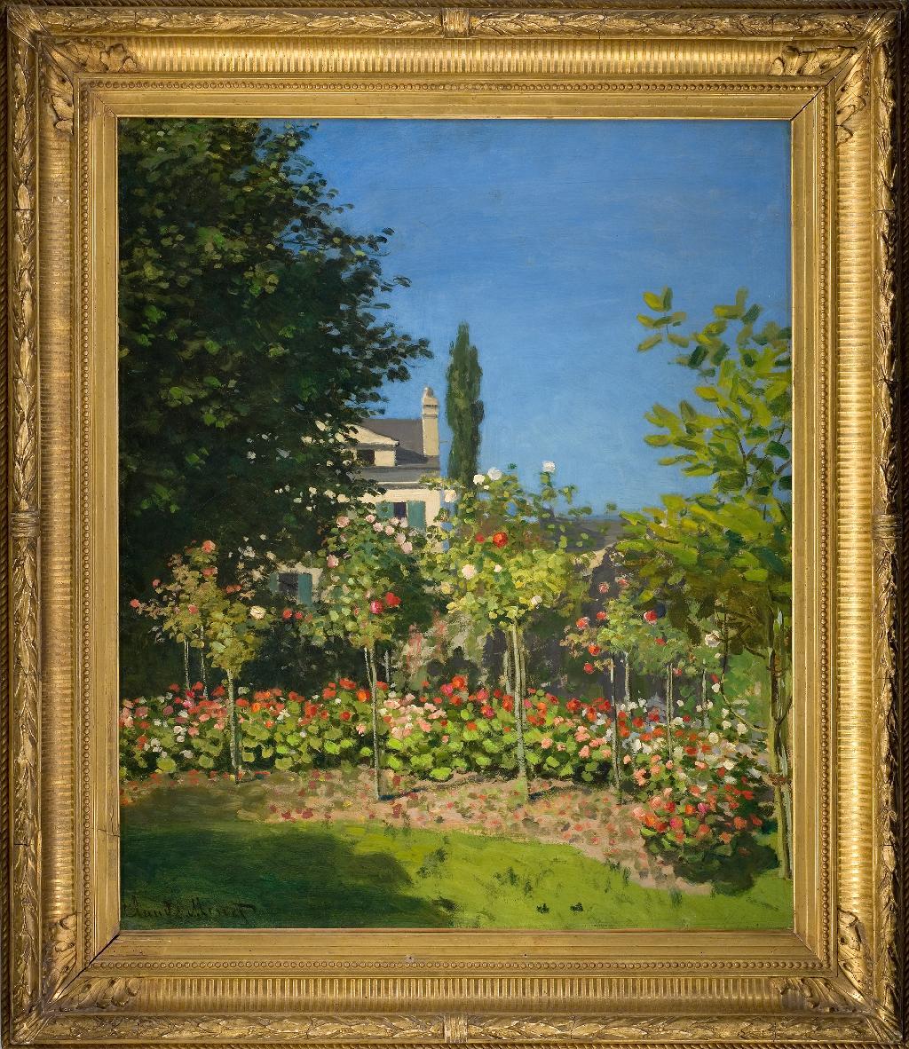 Jardin en fleurs, à Sainte-Adresse